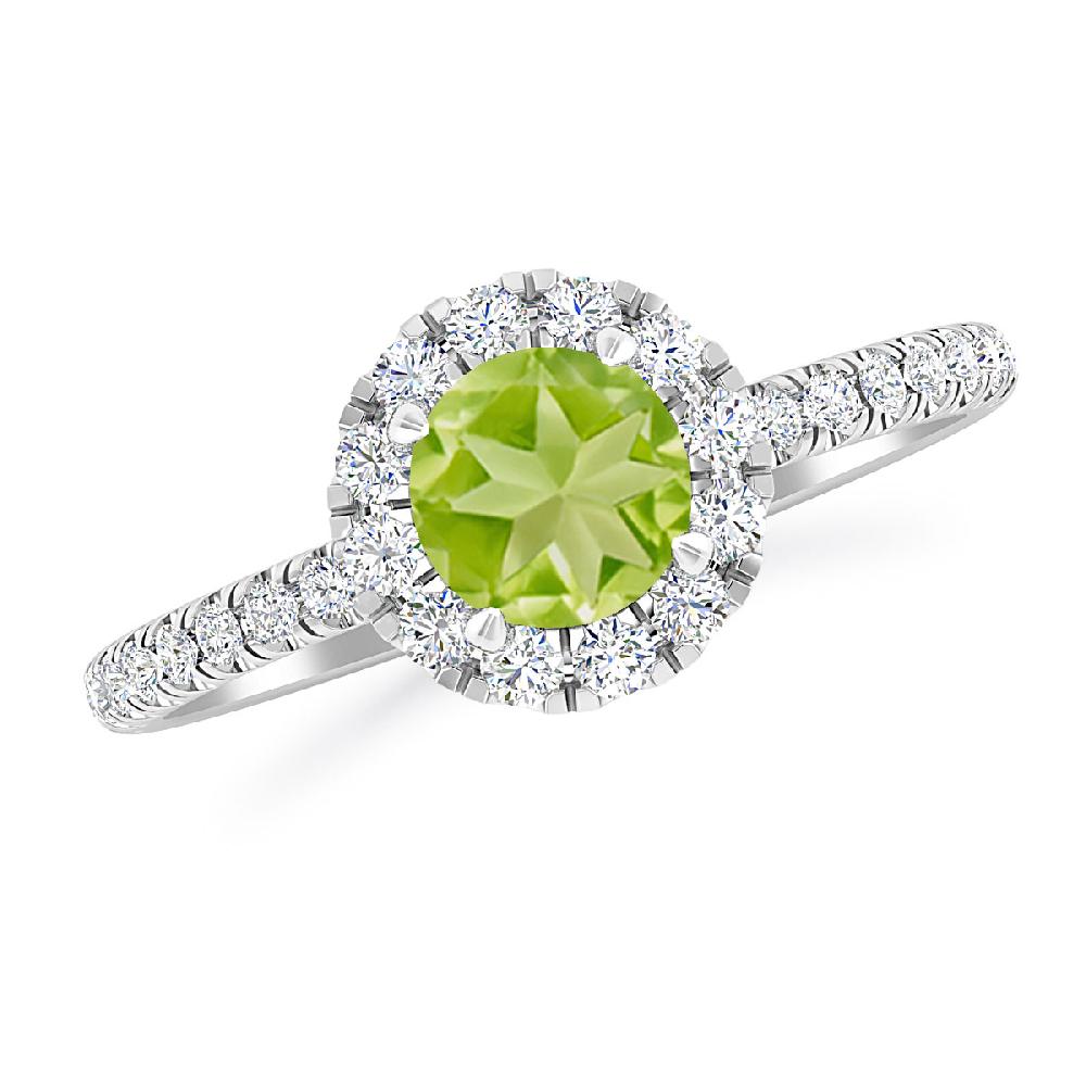 White Gold - Peridot