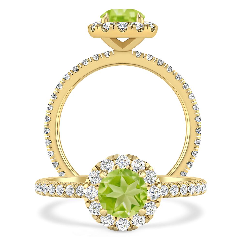 Yellow Gold - Peridot