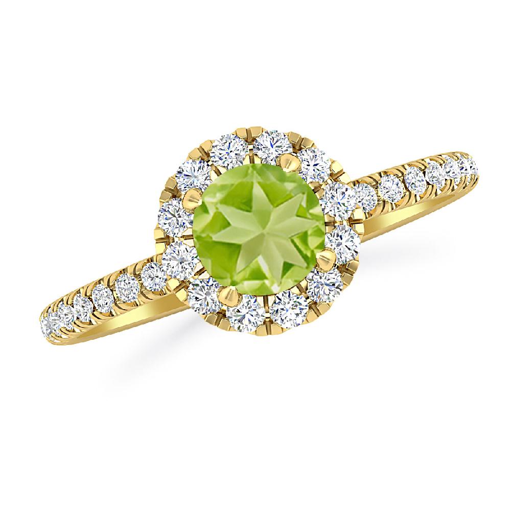 Yellow Gold - Peridot