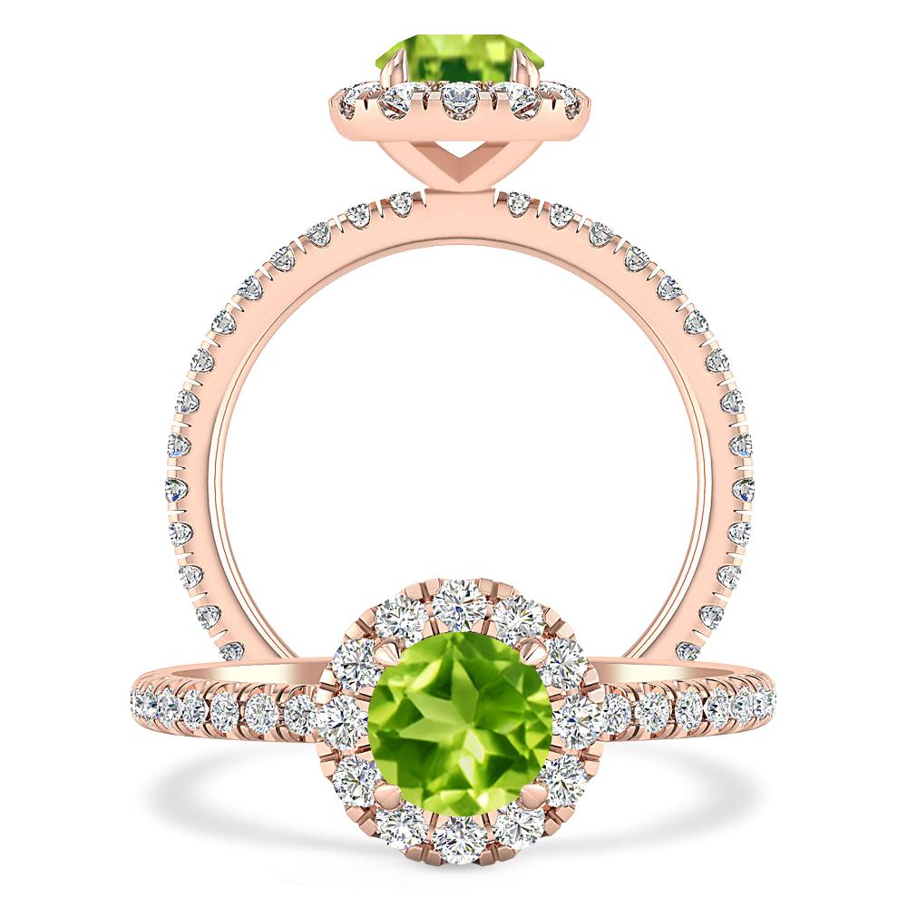 Rose Gold - Peridot