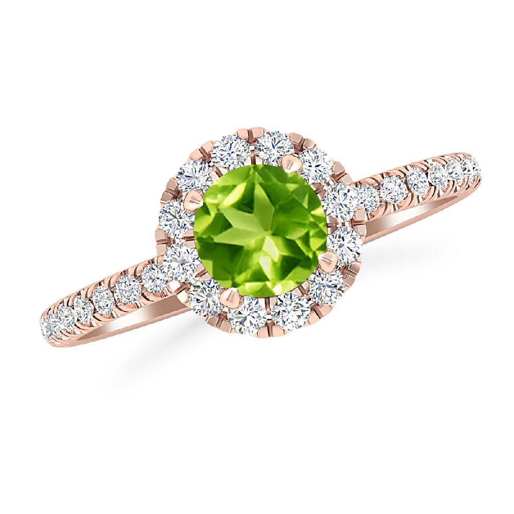 Rose Gold - Peridot