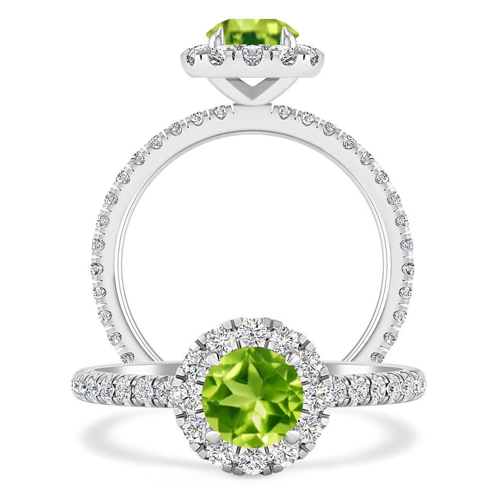 White Gold - Peridot