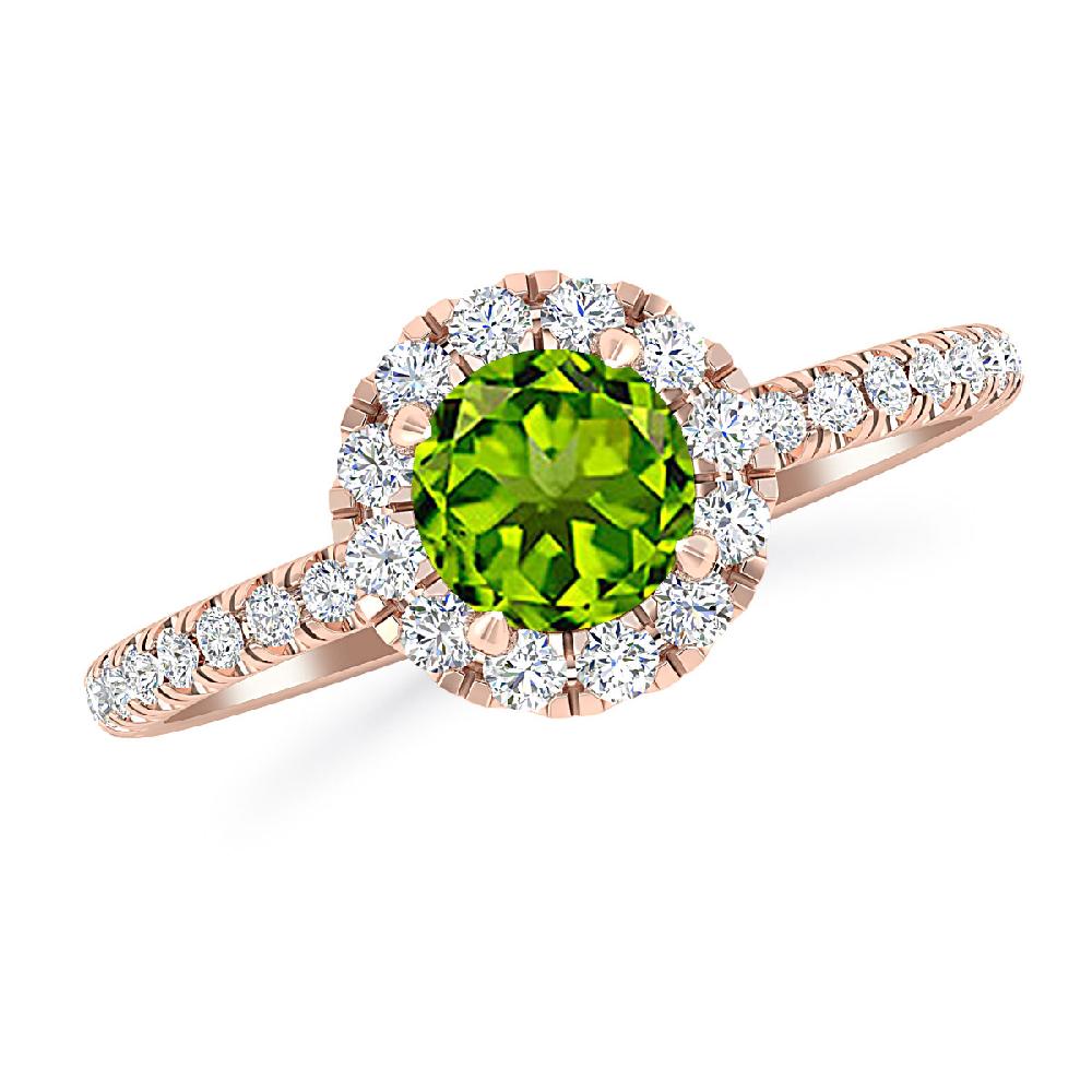 Rose Gold - Peridot