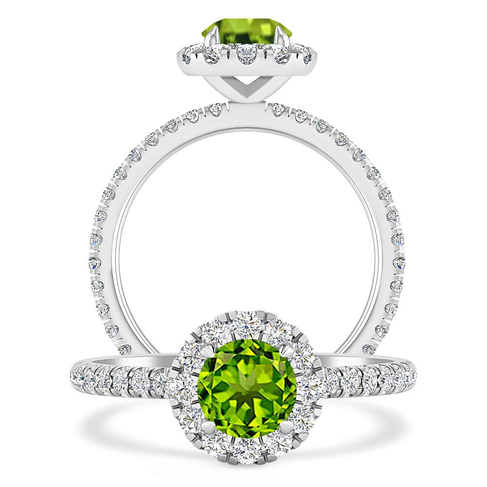 White Gold - Peridot