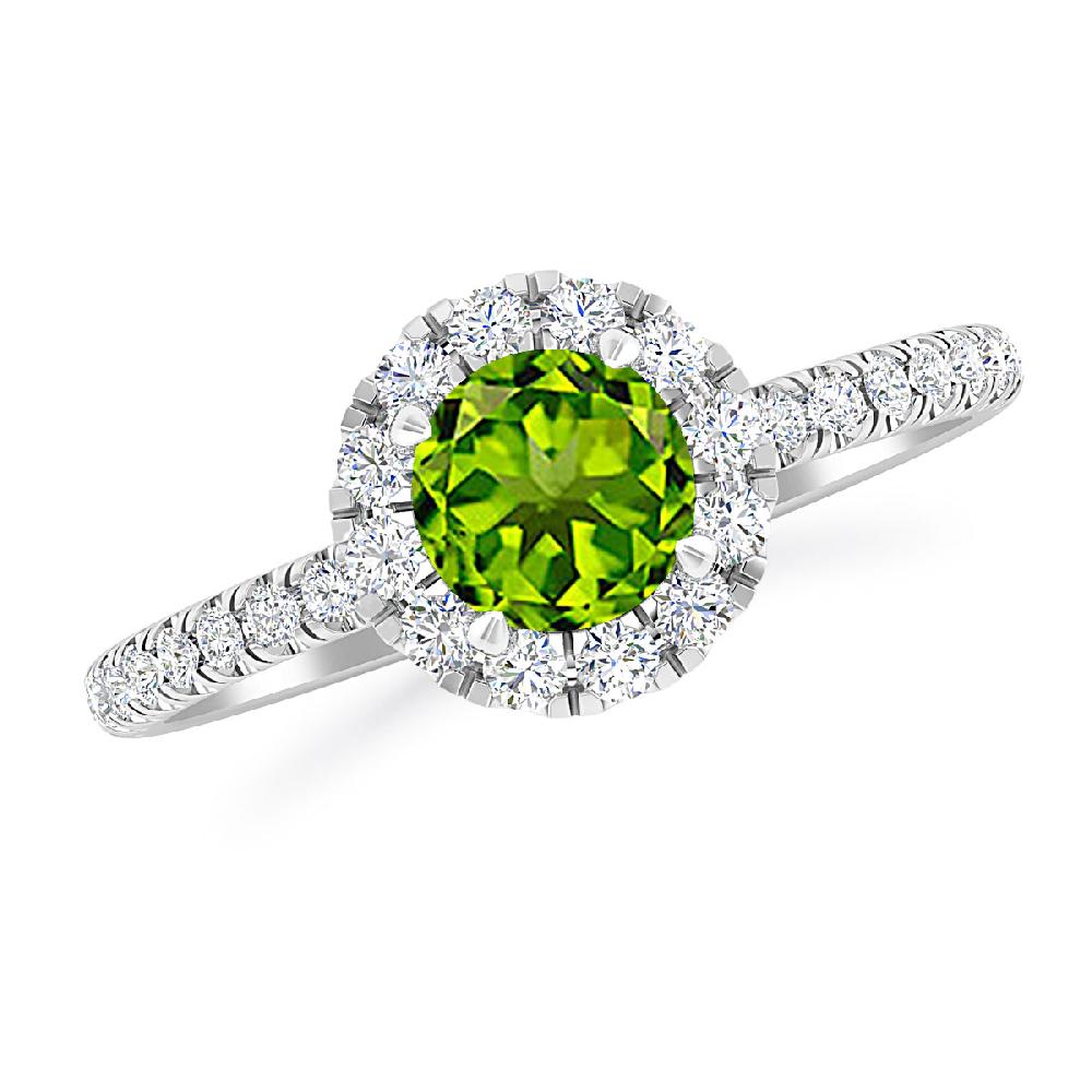 White Gold - Peridot