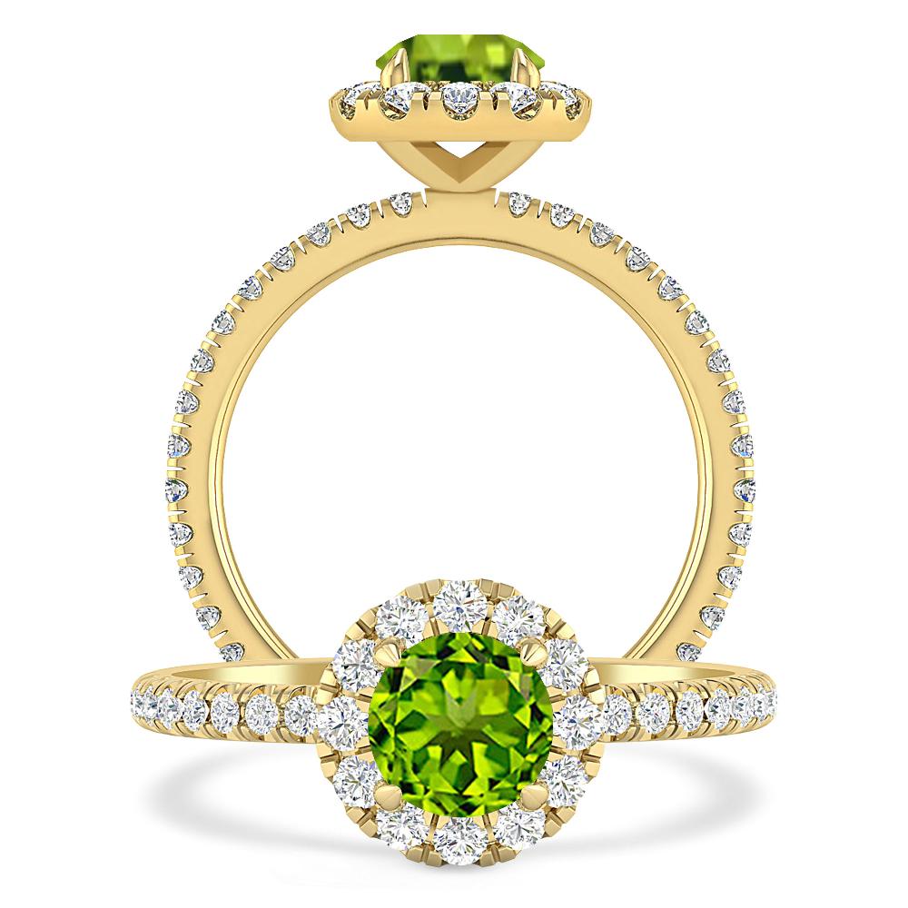 Yellow Gold - Peridot