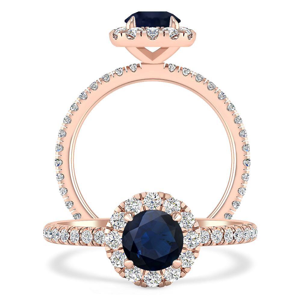 Rose Gold - Sapphire