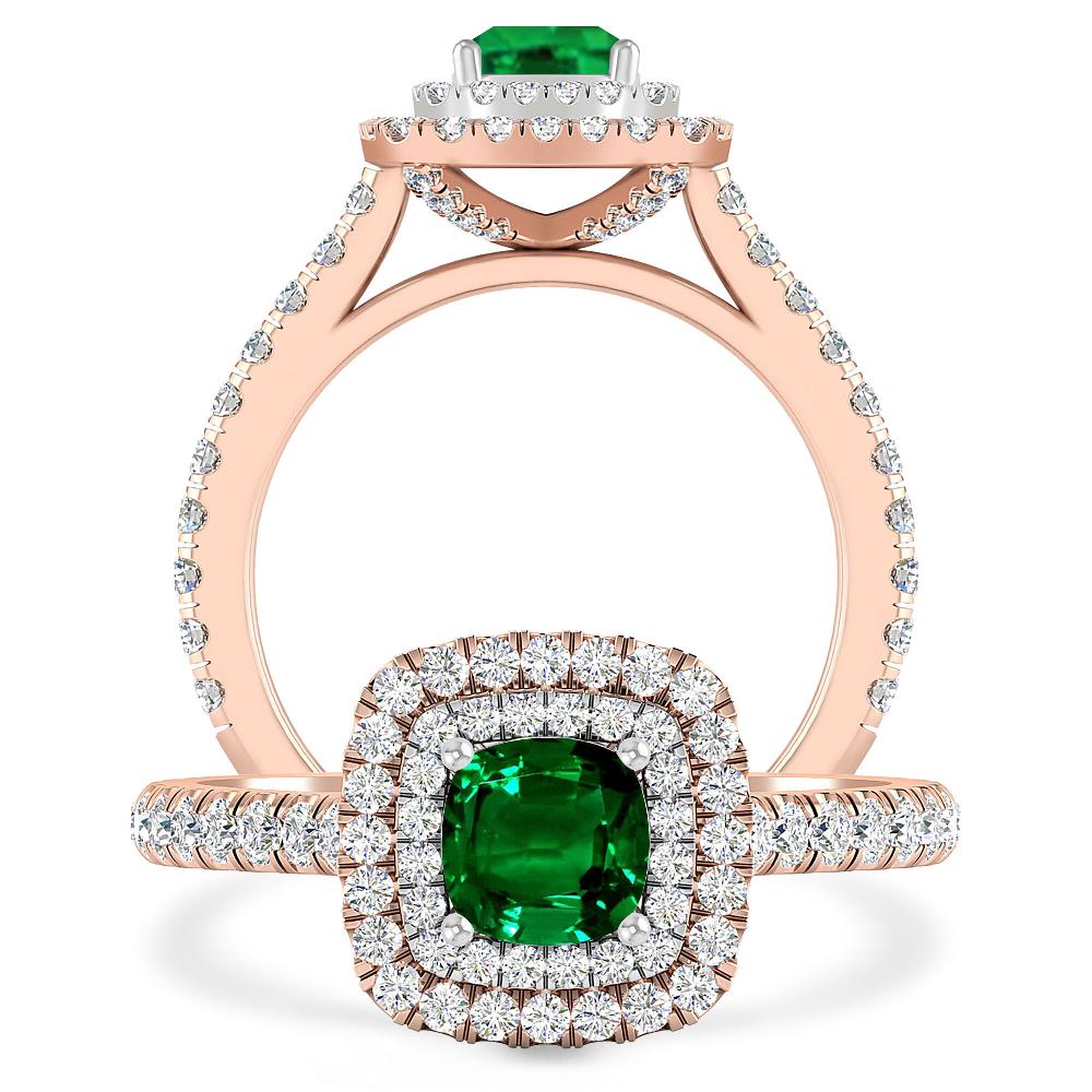 Rose Gold - Emerald