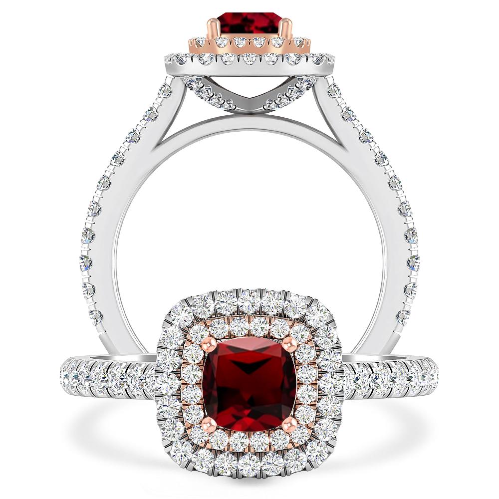 White Gold - Garnet