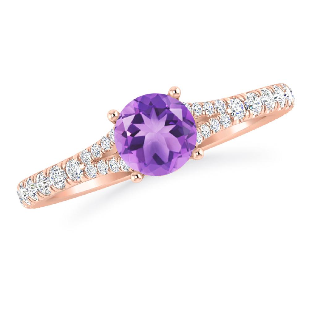 Rose Gold - Amethyst