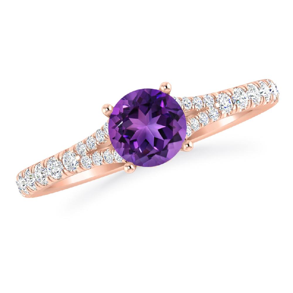 Rose Gold - Amethyst