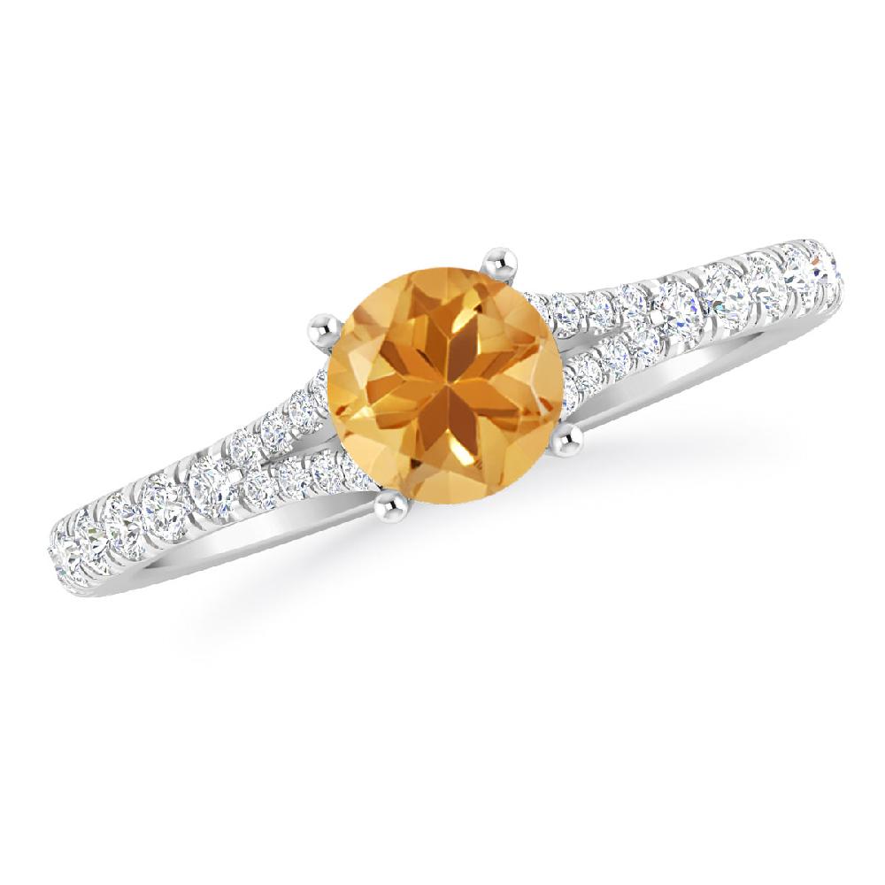 White Gold - Citrine