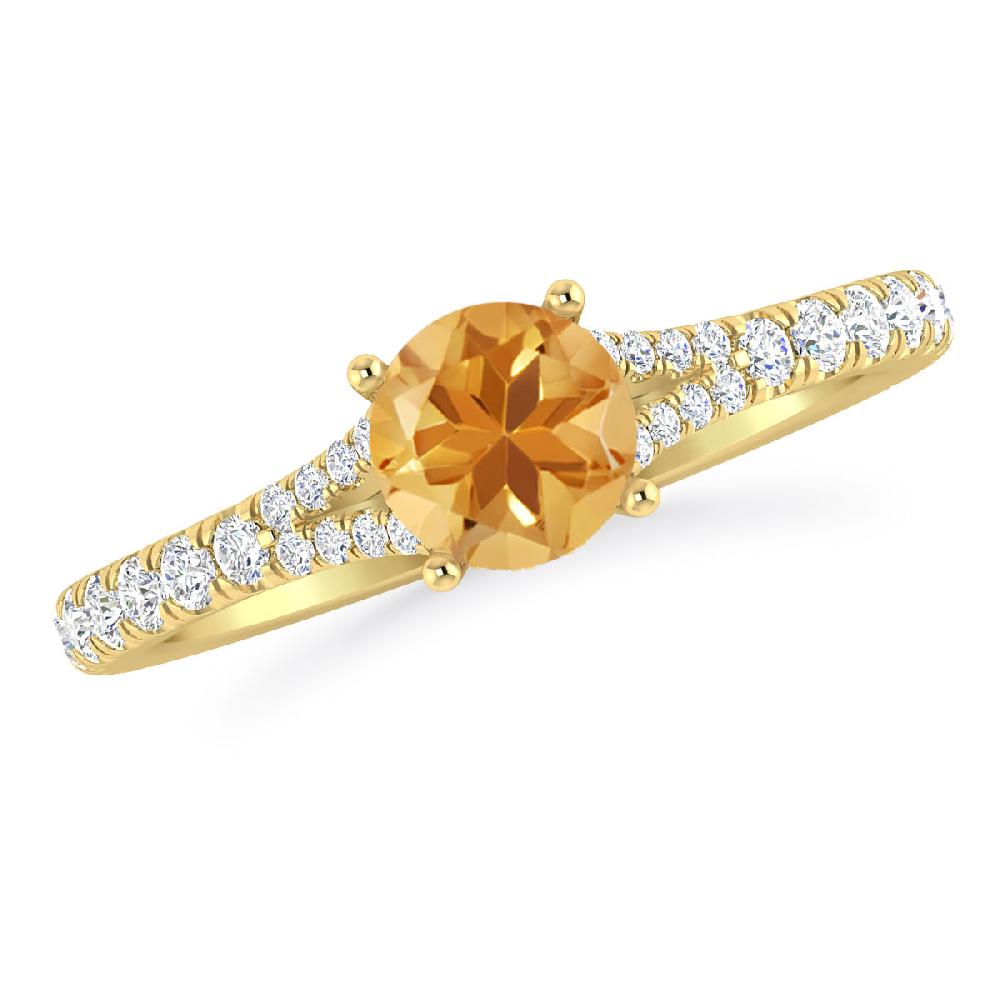 Yellow Gold - Citrine