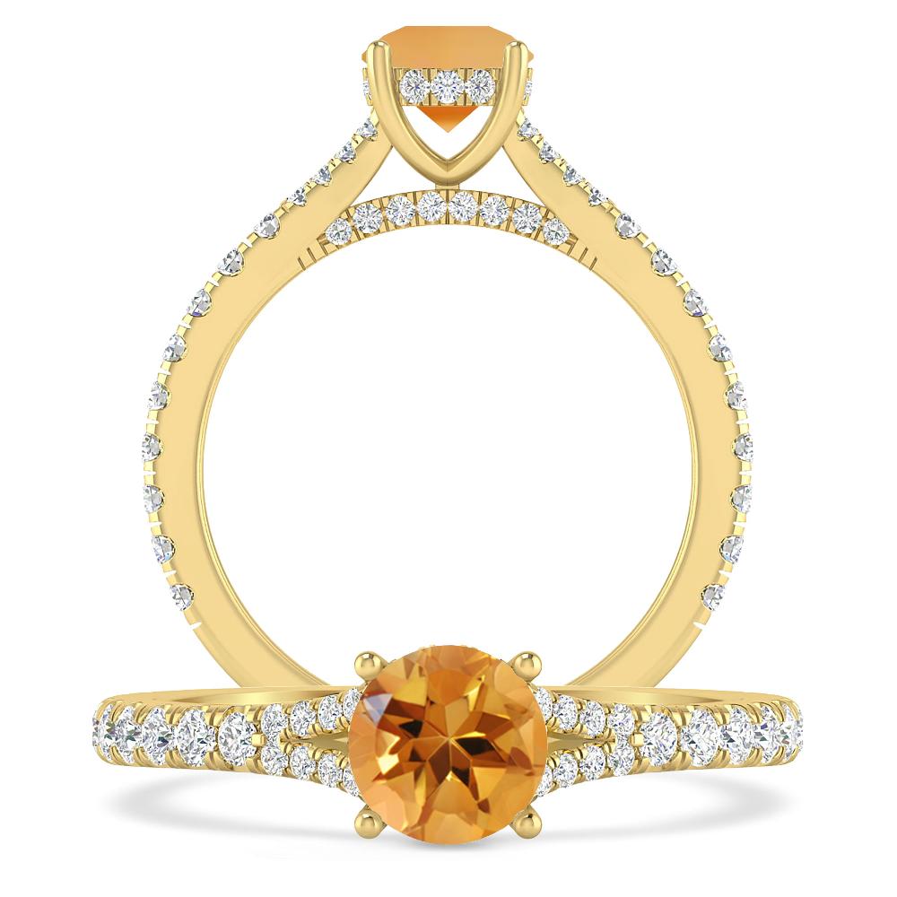 Yellow Gold - Citrine