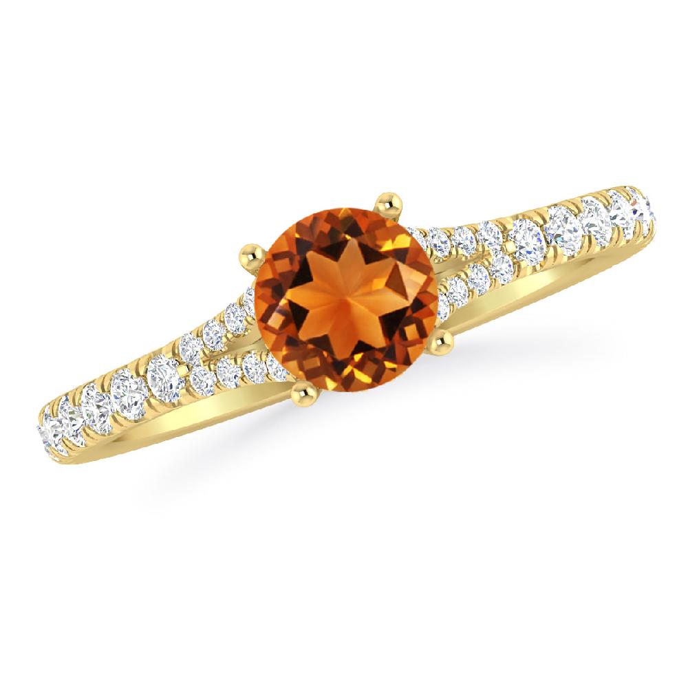 Yellow Gold - Citrine