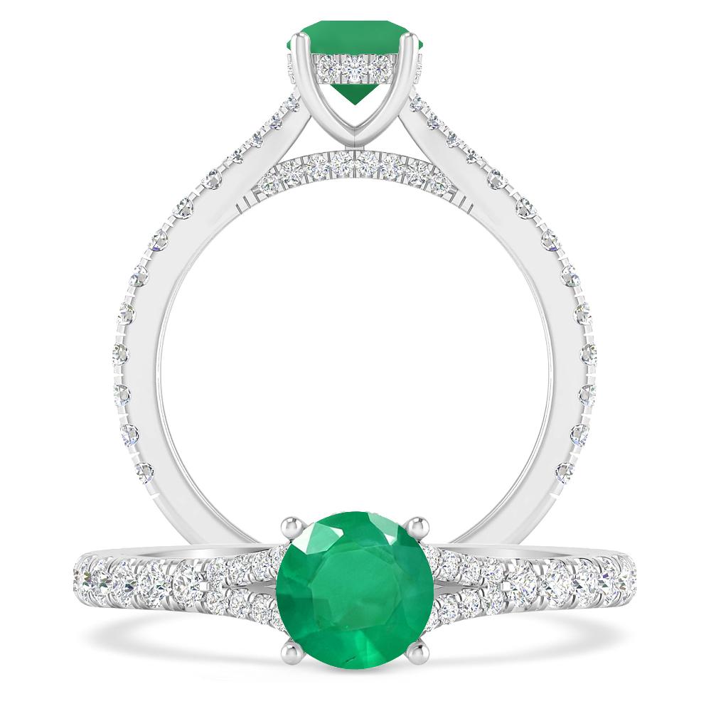 White Gold - Emerald