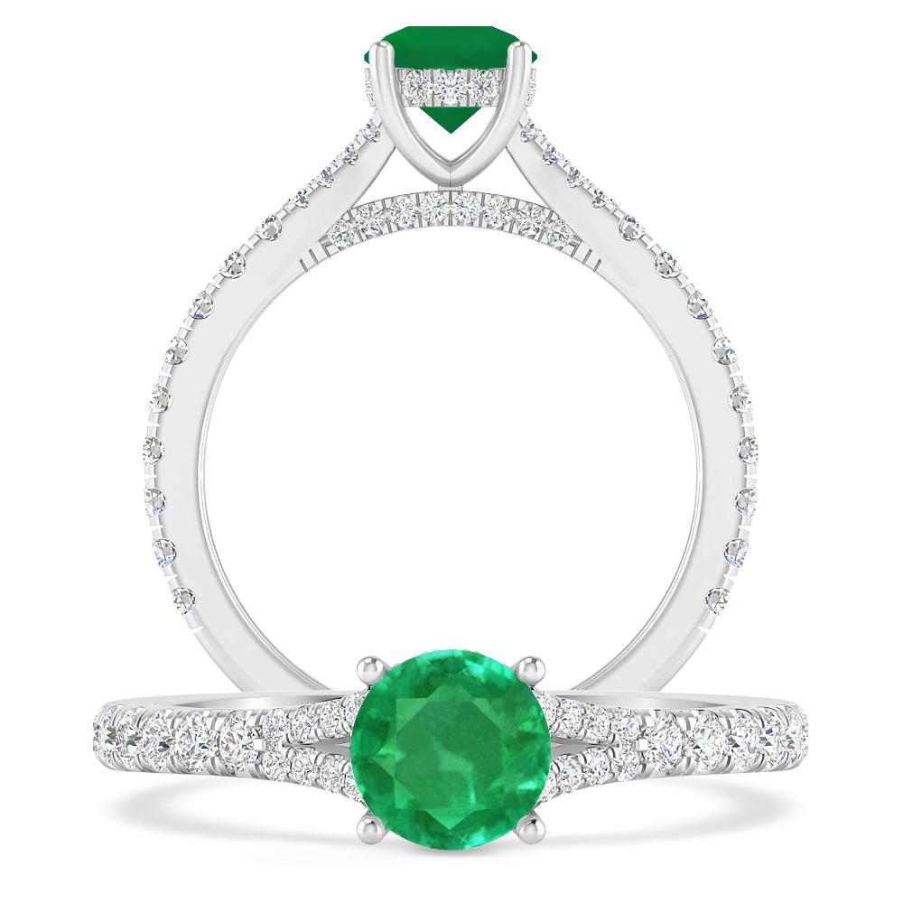 White Gold - Emerald