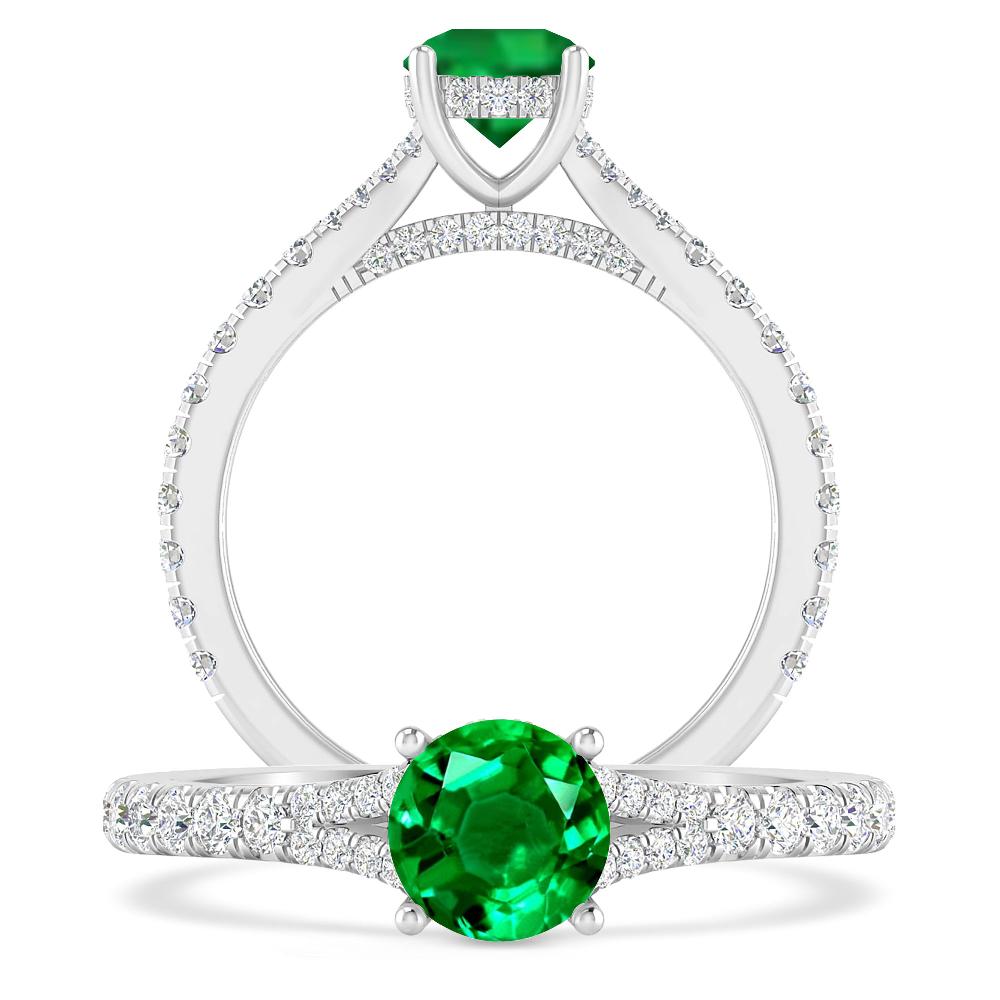 White Gold - Emerald