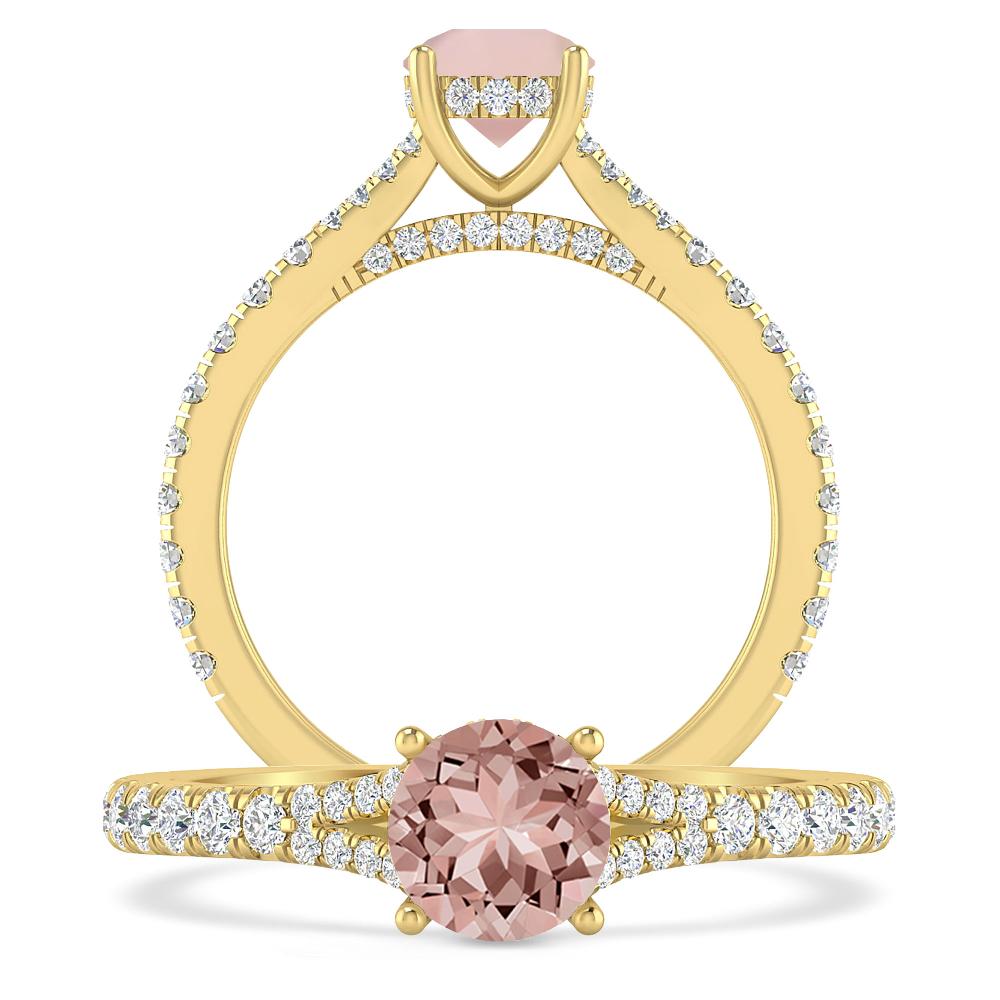 Yellow Gold - Morganite