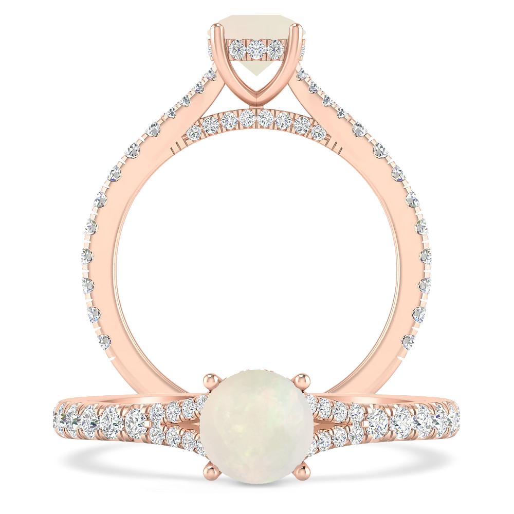 Rose Gold - Opal