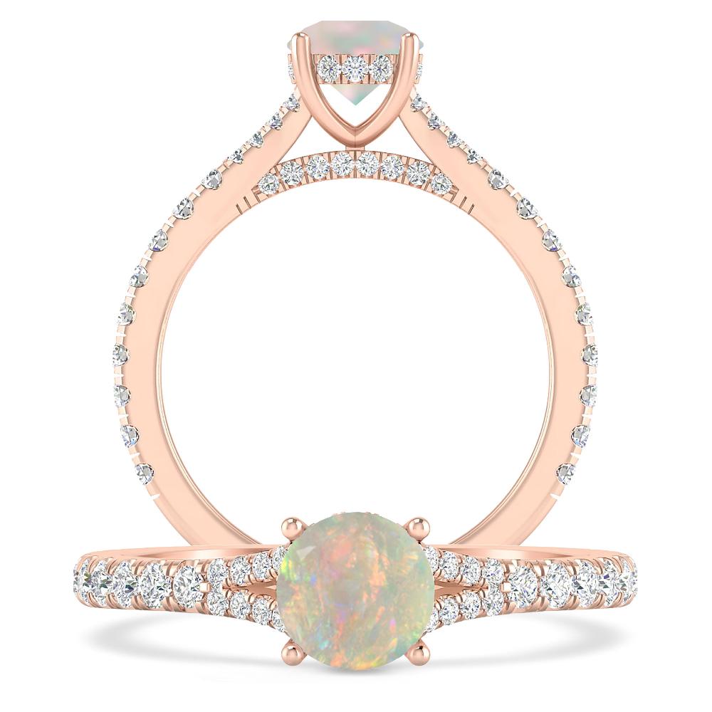 Rose Gold - Opal