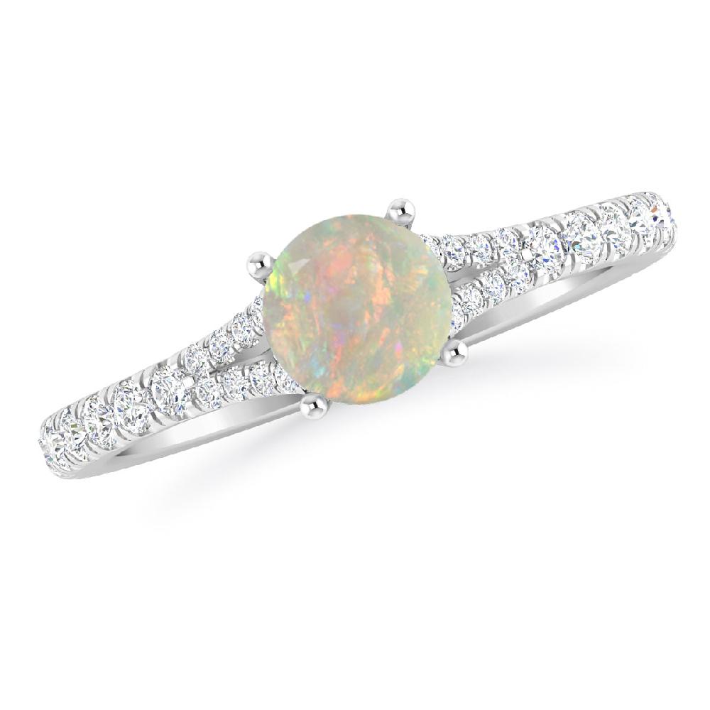 White Gold - Opal