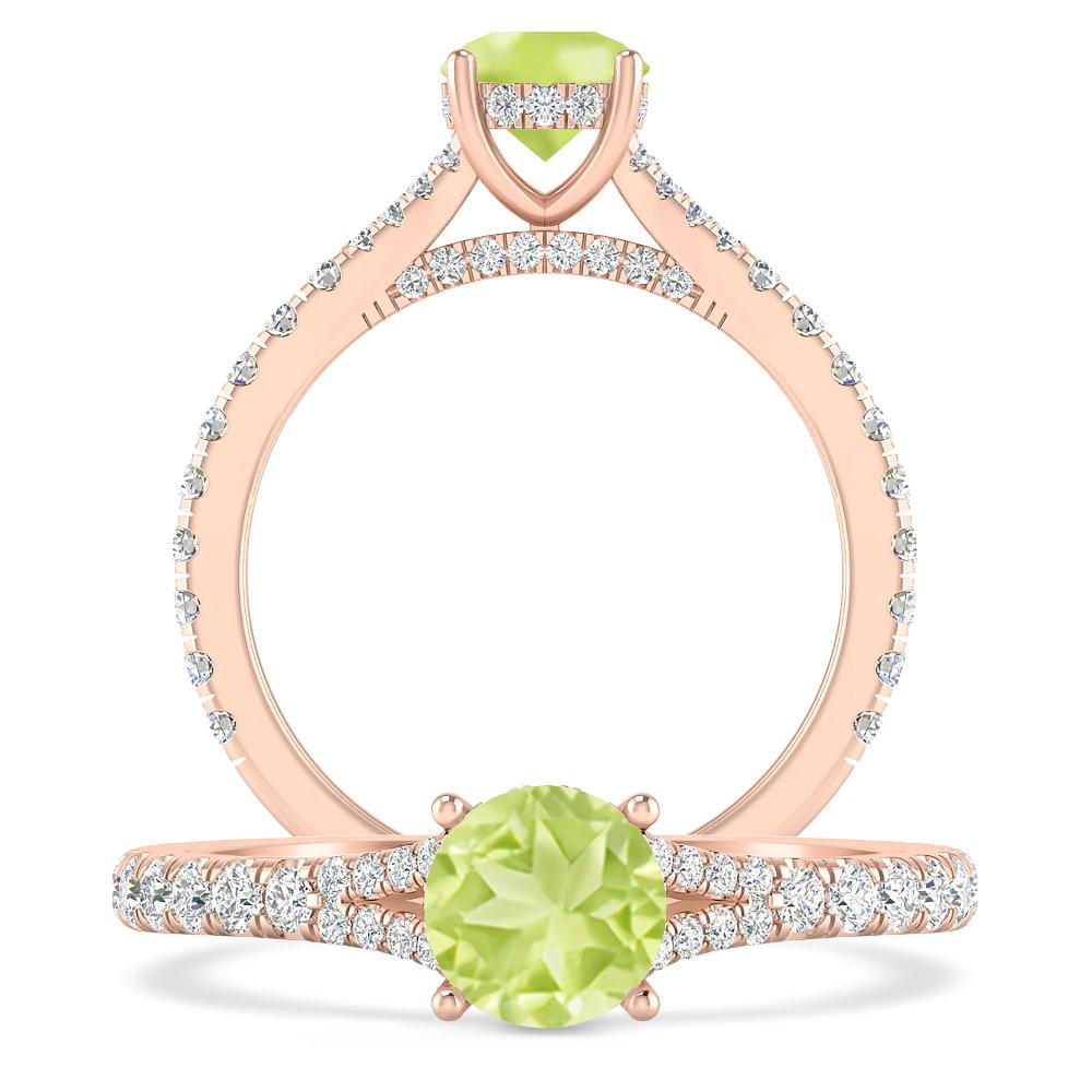 Rose Gold - Peridot