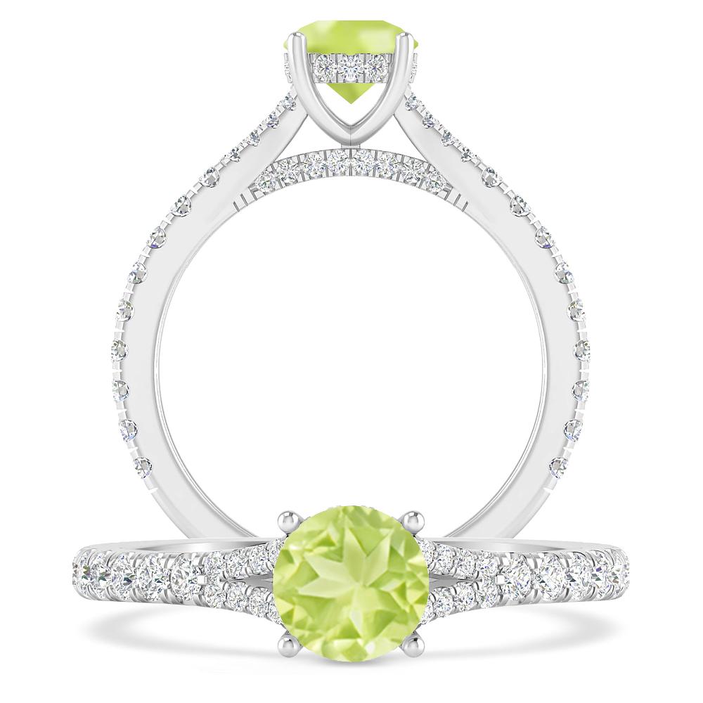 White Gold - Peridot