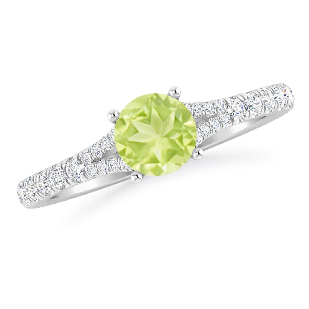 White Gold - Peridot