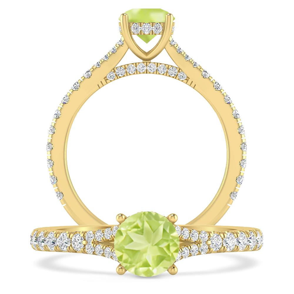 Yellow Gold - Peridot