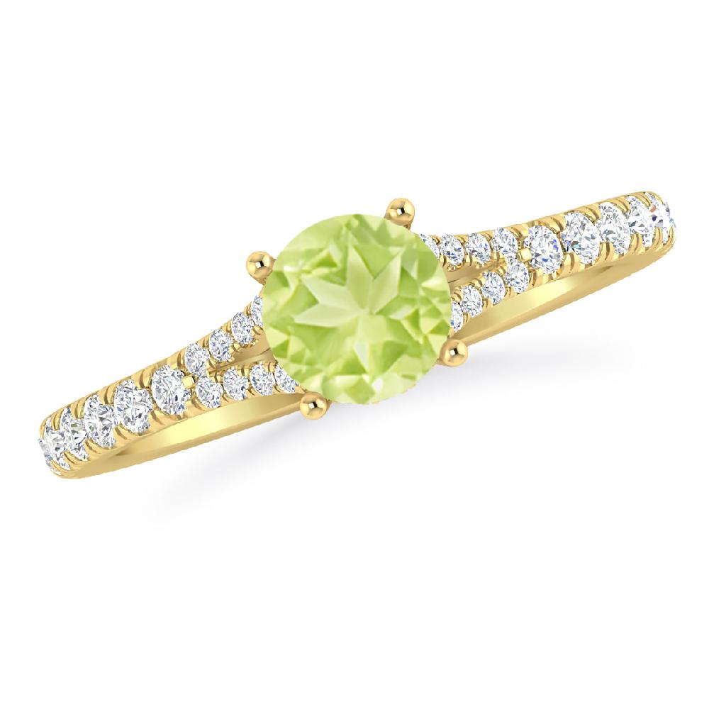 Yellow Gold - Peridot