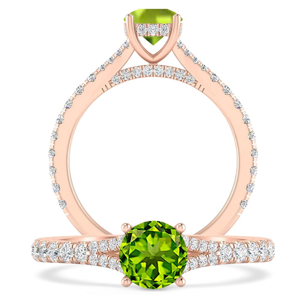 Rose Gold - Peridot