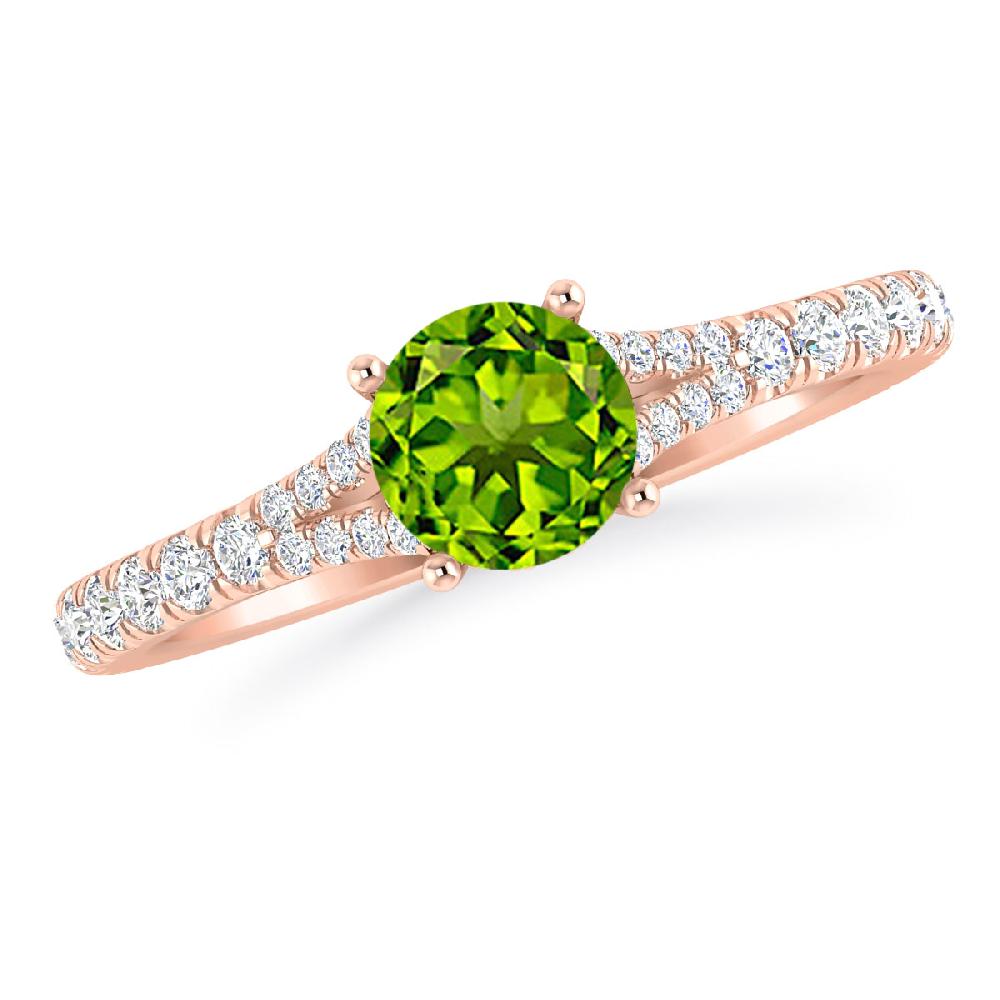 Rose Gold - Peridot