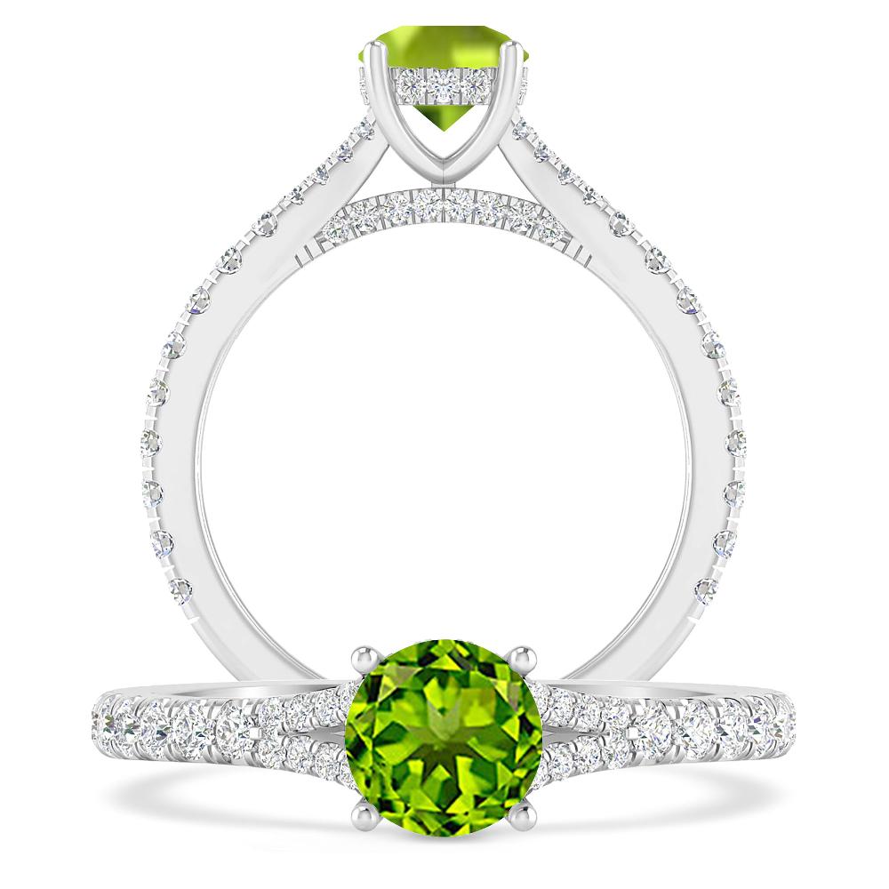 White Gold - Peridot