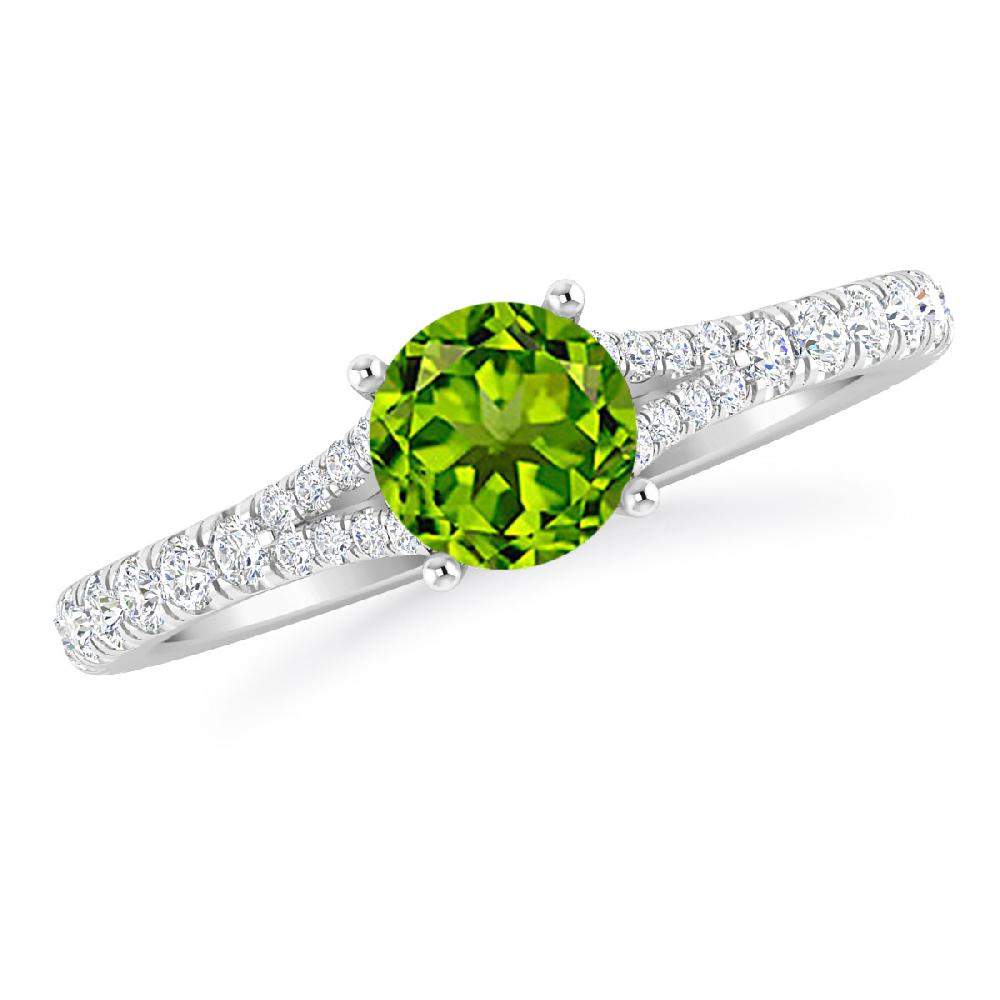 White Gold - Peridot