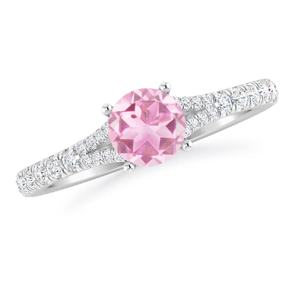 White Gold - Pink Tourmaline