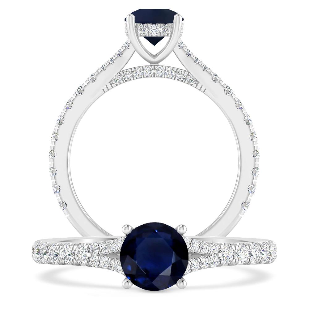 White Gold - Sapphire