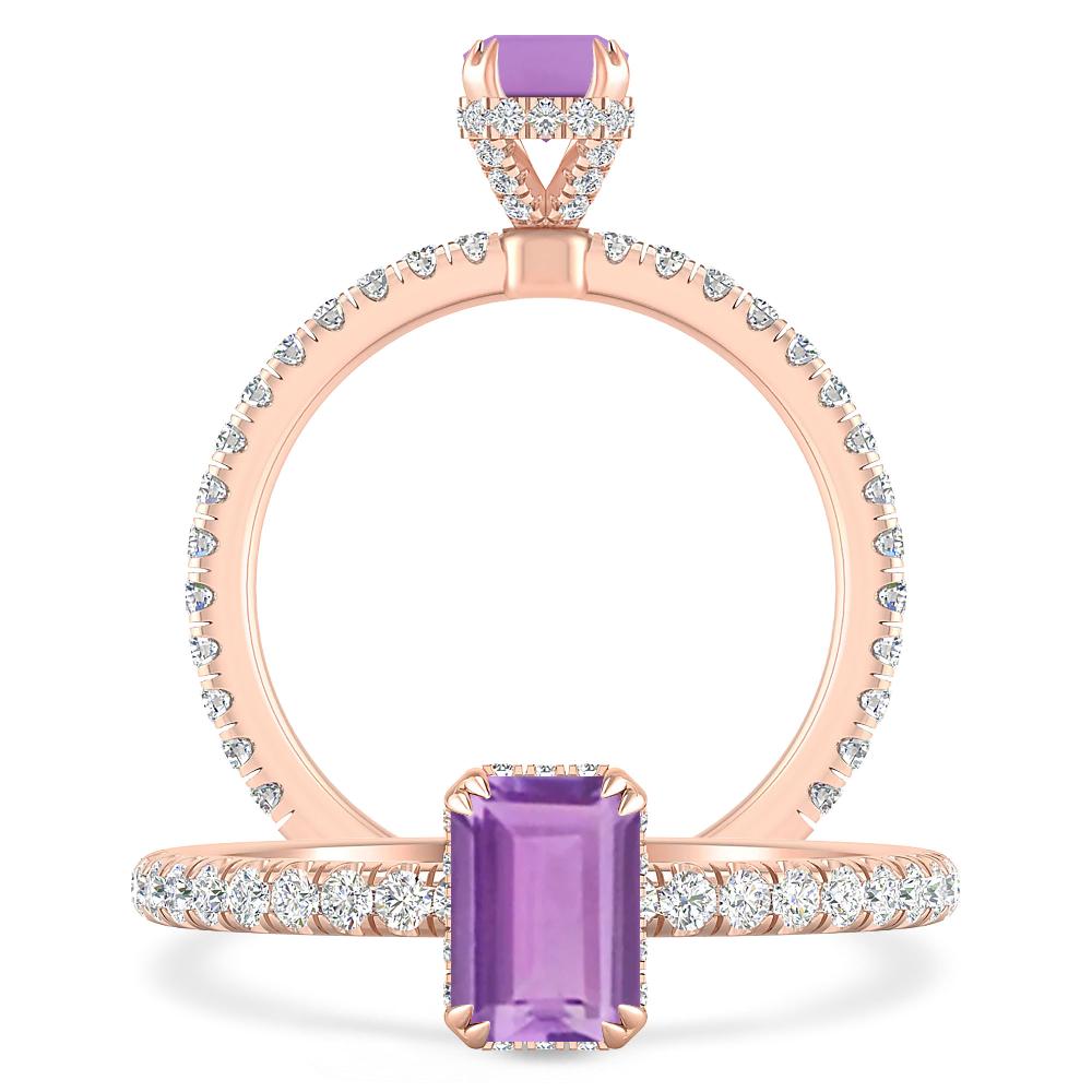 Rose Gold - Amethyst