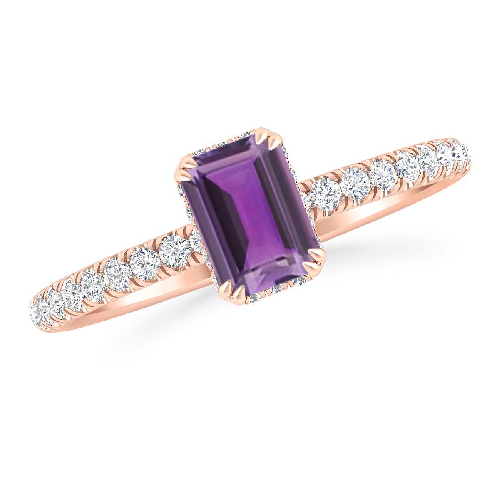 Rose Gold - Amethyst