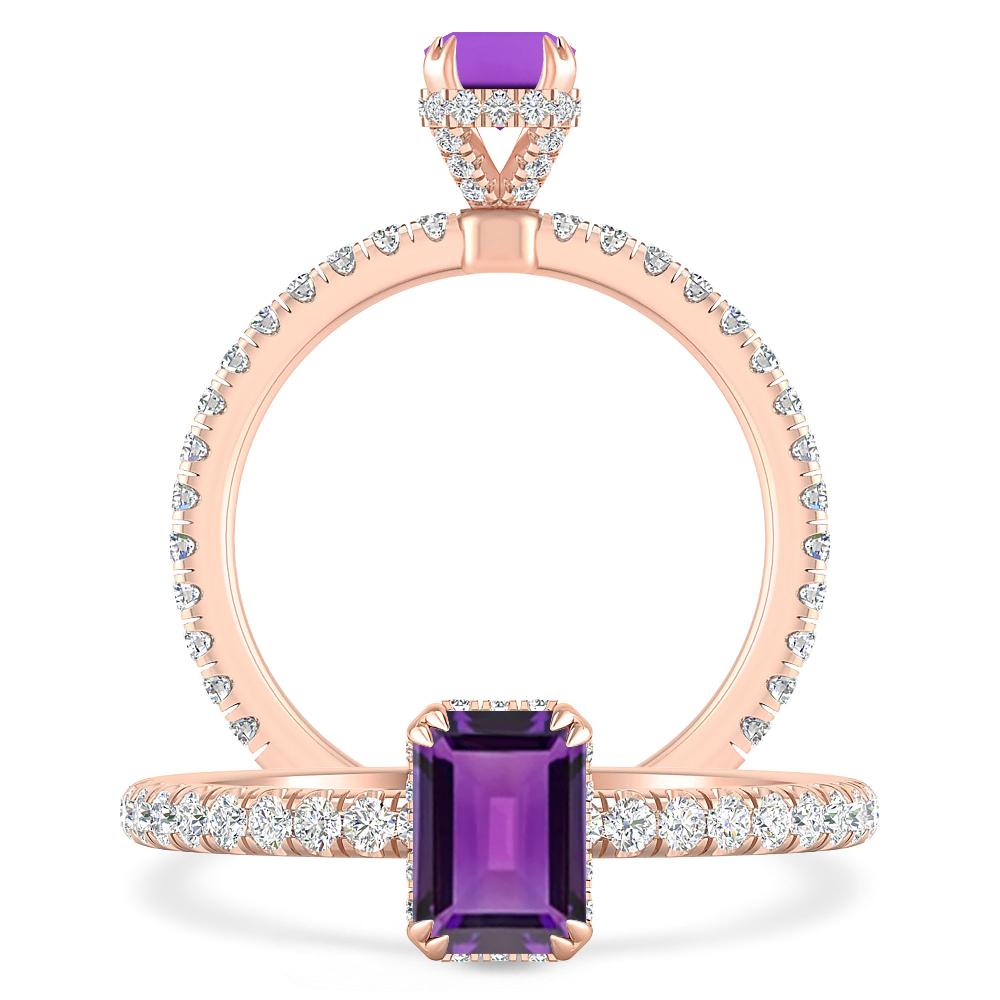 Rose Gold - Amethyst