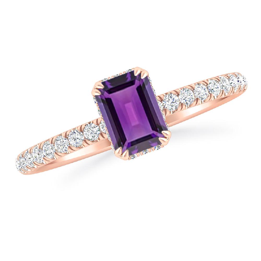 Rose Gold - Amethyst