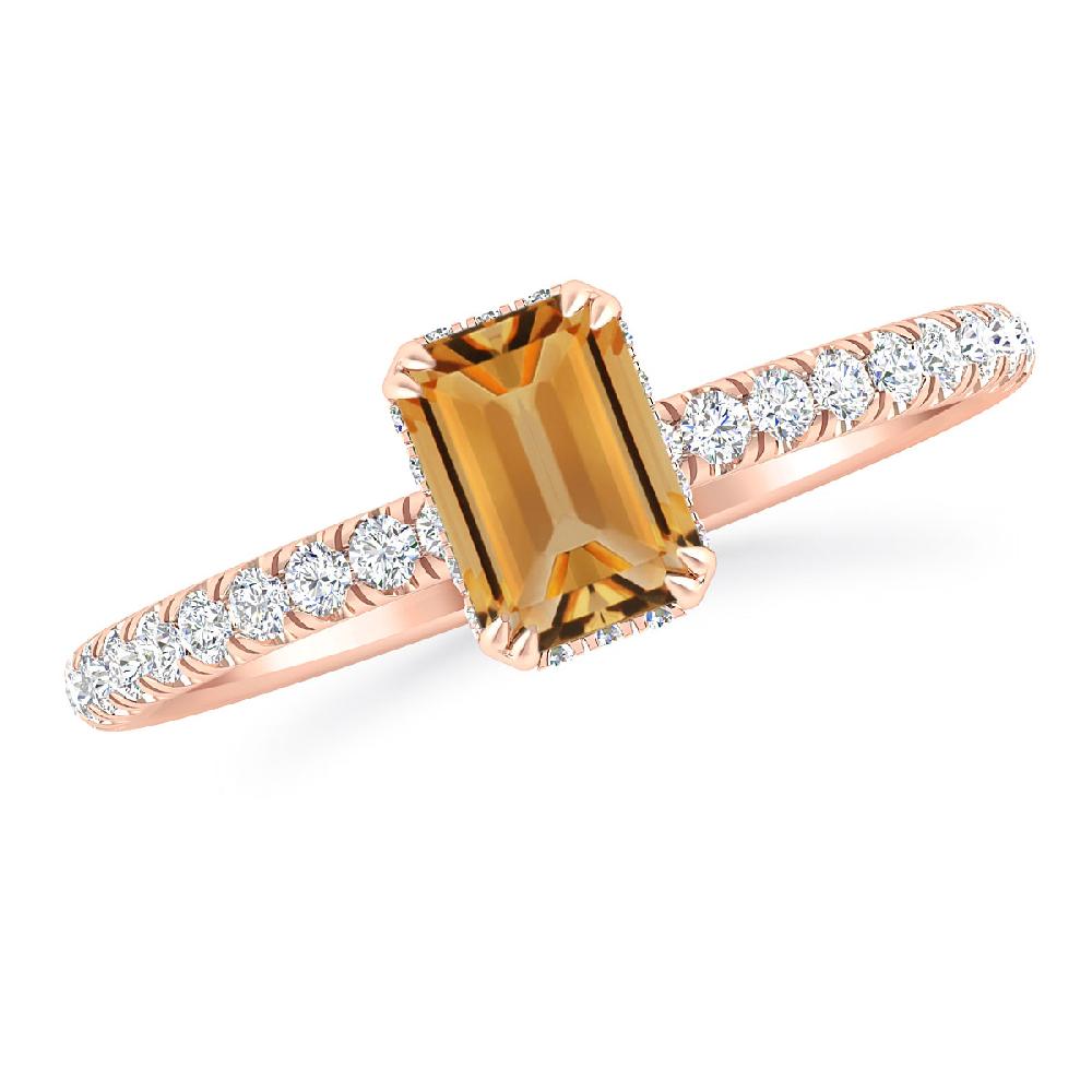 Rose Gold - Citrine