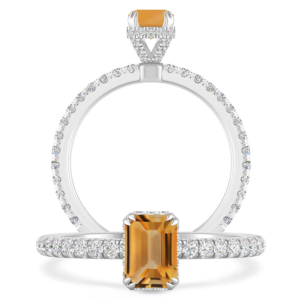 White Gold - Citrine