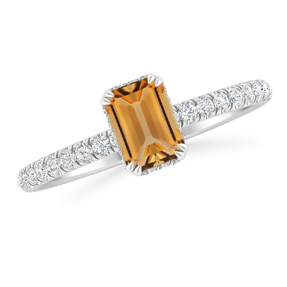 White Gold - Citrine