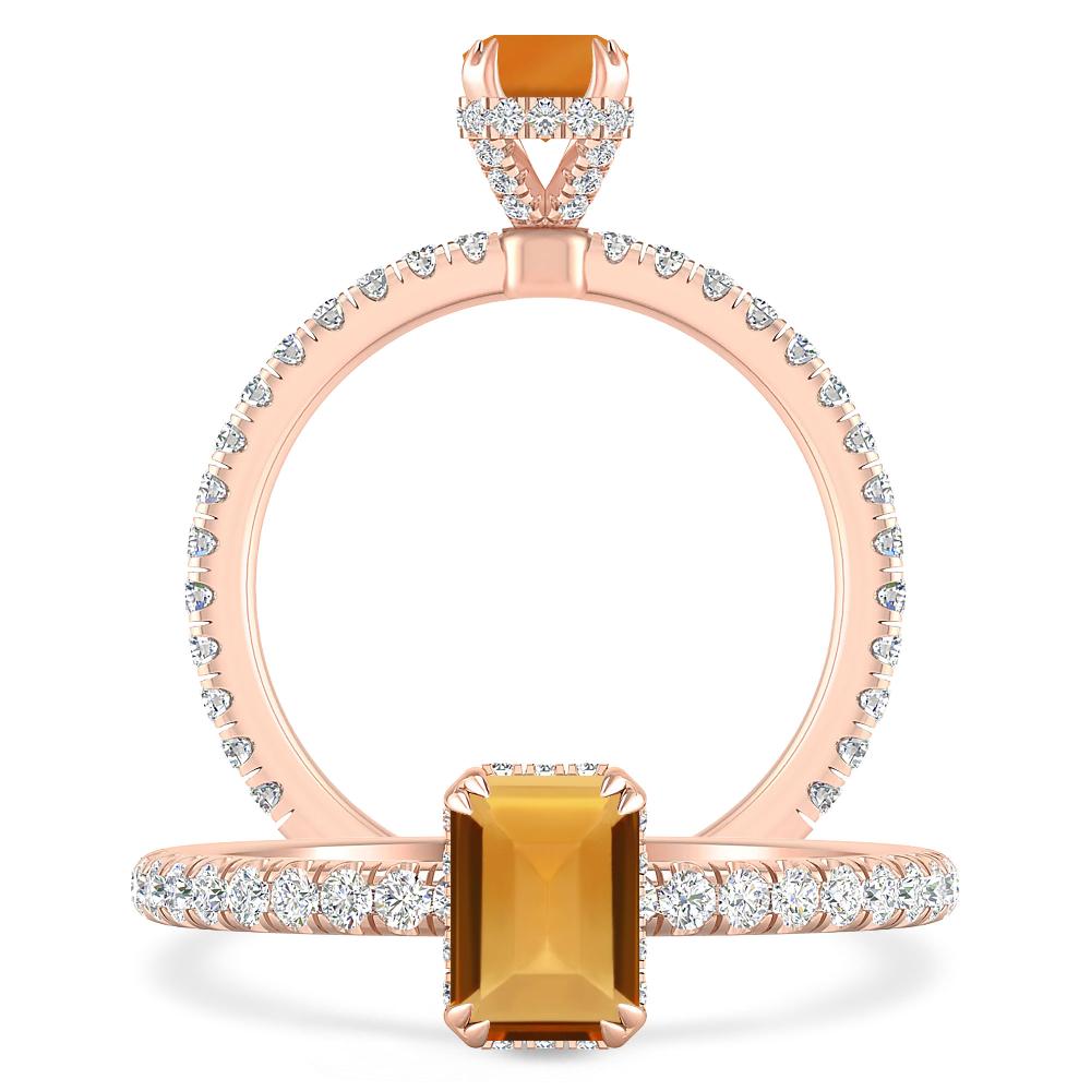 Rose Gold - Citrine