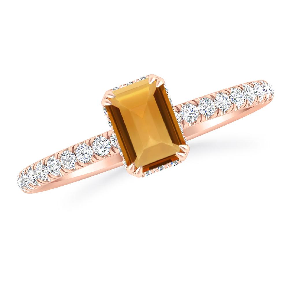 Rose Gold - Citrine