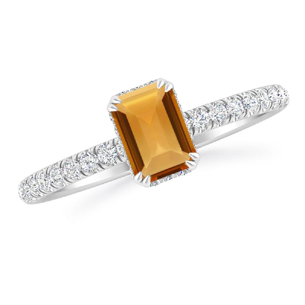 White Gold - Citrine