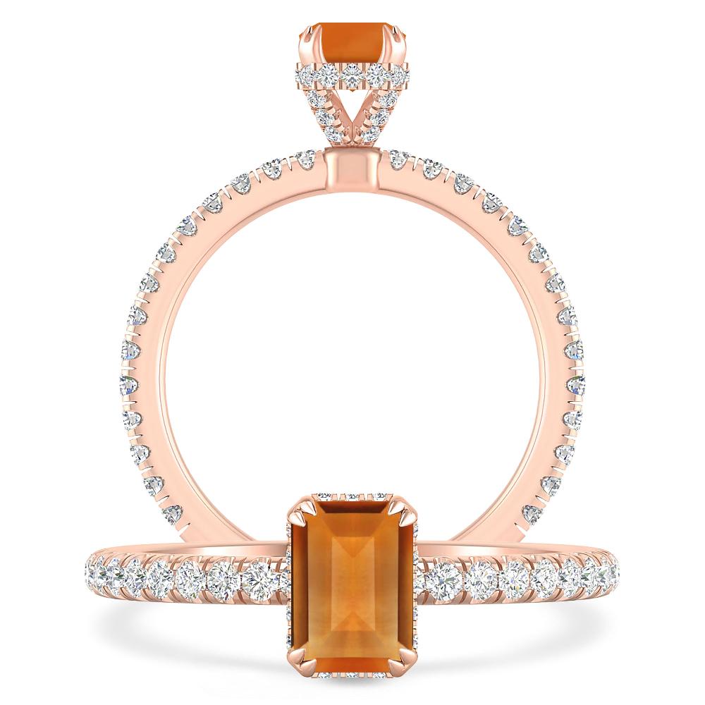 Rose Gold - Citrine