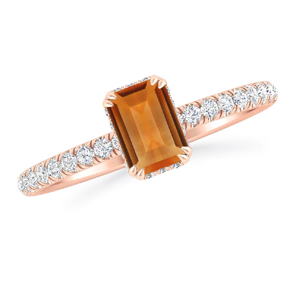 Rose Gold - Citrine