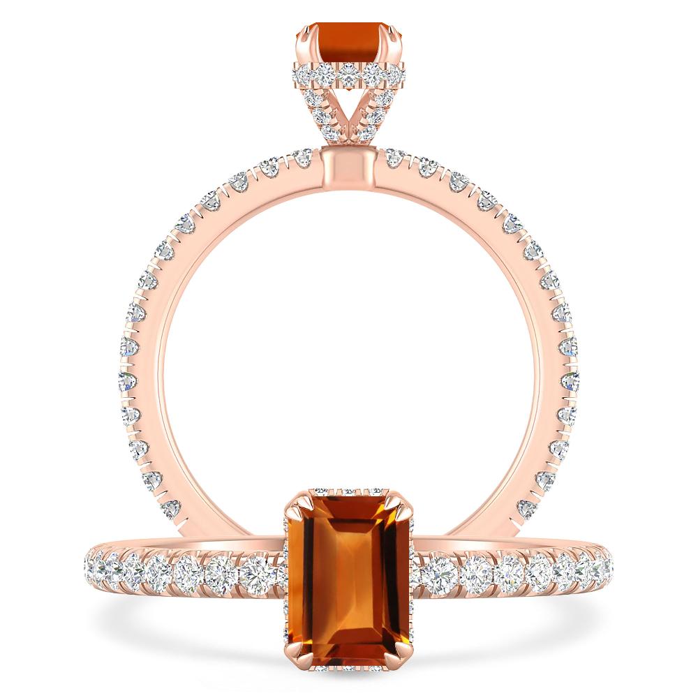 Rose Gold - Citrine